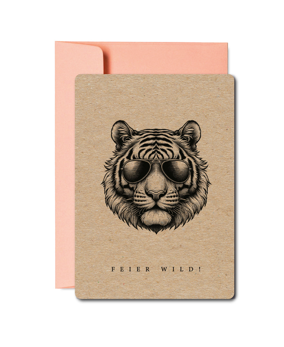 Grusskarten «Wildlife Tiere»