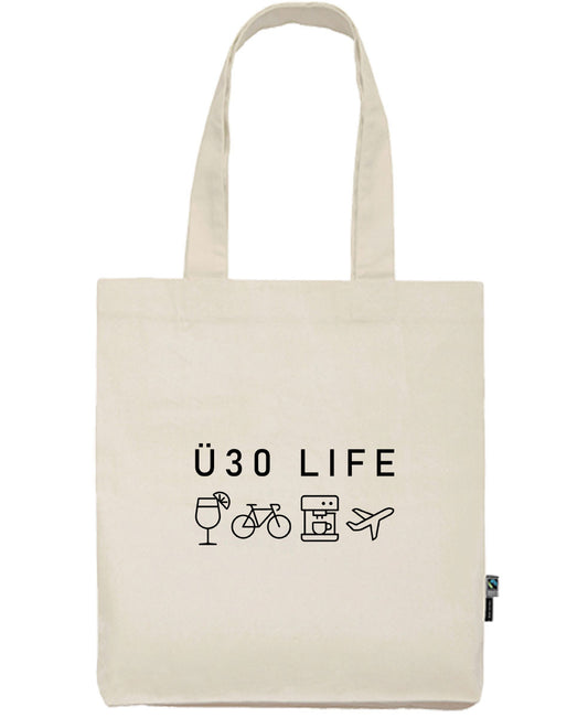 Baumwolltasche «Ü30 Life»