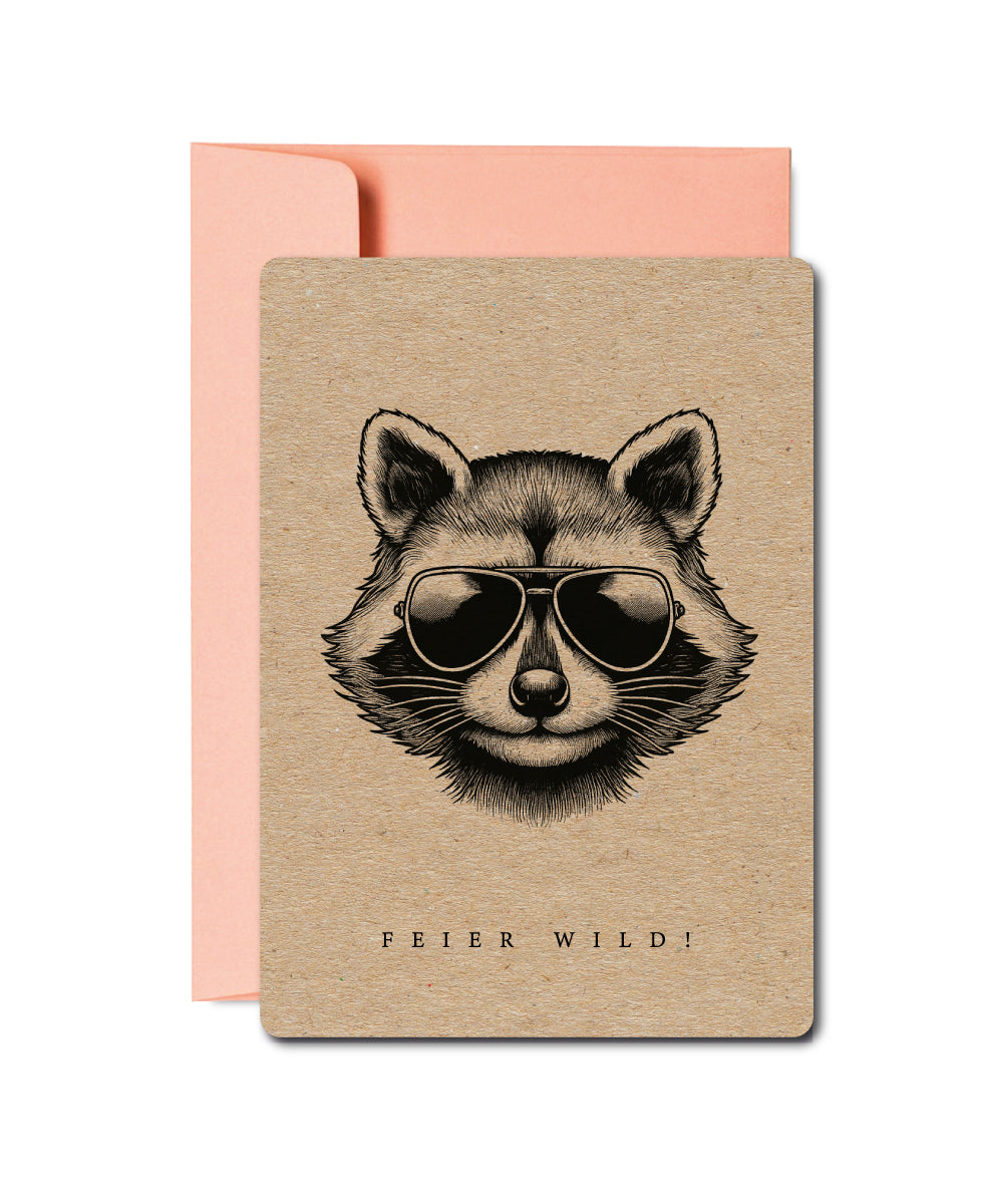 Grusskarten «Wildlife Tiere»