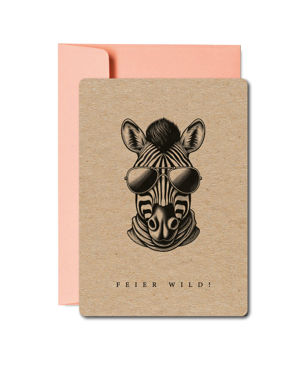 Grusskarten «Wildlife Tiere»