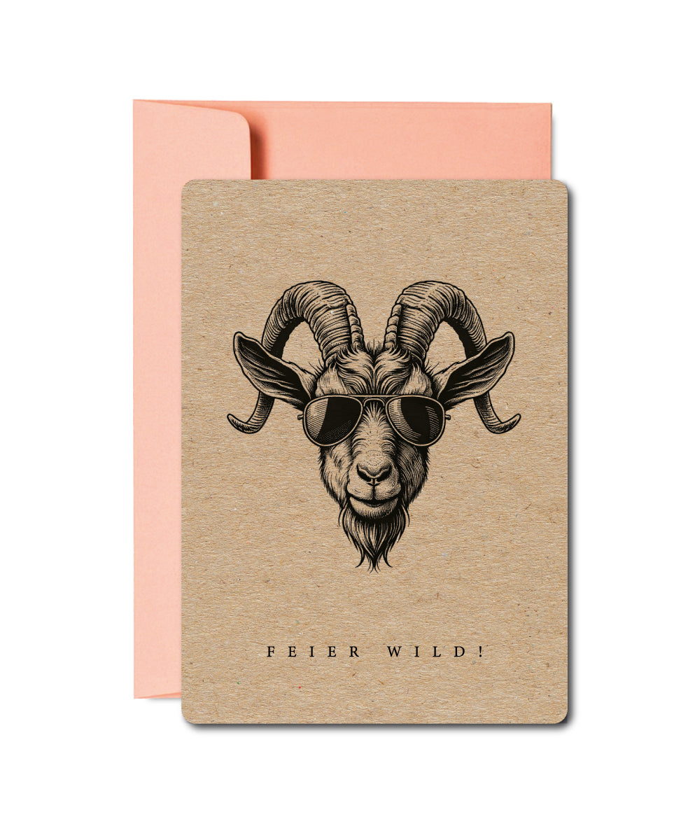Grusskarten «Wildlife Tiere»