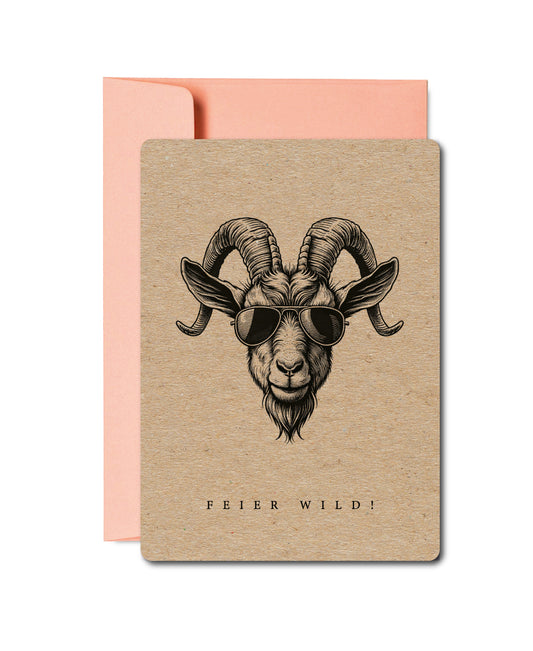Grusskarten «Wildlife Tiere»